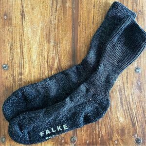 Falke Dark Gray Unisex Hiking Socks Walkies Size EU 44-45/ Men’s 10 US
